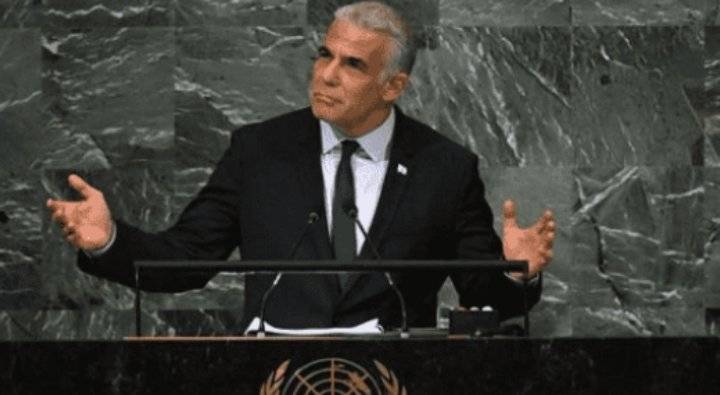 لابيد يؤيد حل الدولتين مع الفلسطينيين