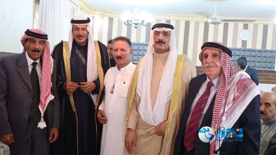 الشيخ خضر الزهير طلب والمهندس غازي العمري اشربوا قهوتكم ألف مبروك ...صور و فيديو