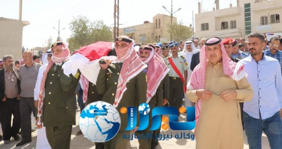 اللواء الحجاج يتحدث عن المرحوم  عبد الرزاق الخريشا في لحظة وداعه