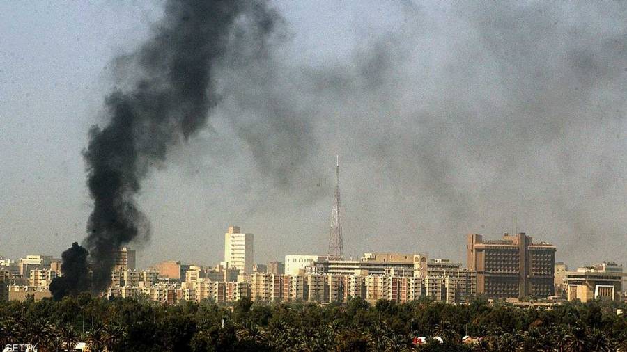 سقوط صواريخ على وسط بغداد لليوم الثاني