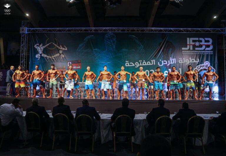 275 لاعبا يشاركون في بطولة الأردن لبناء الأجسام