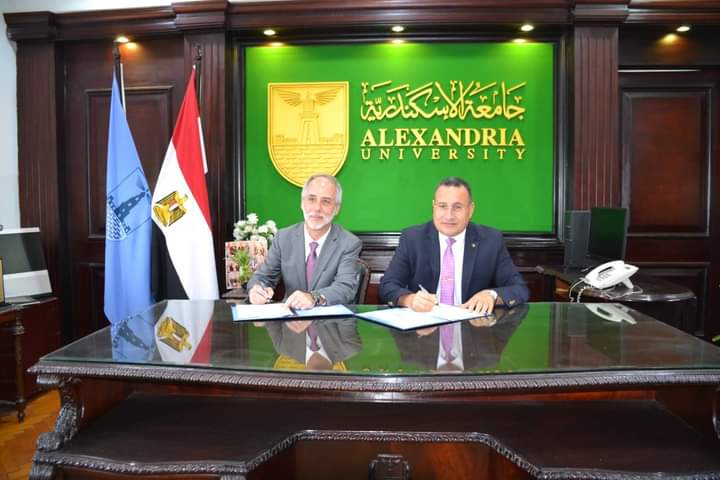 جامعة الإسكندرية توقع إتفاقية تعاون مع جامعة ألاباما الأمريكية في عدة مجالات هندسية