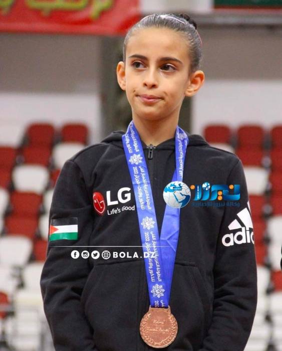 اللاعبة الأردنية عساف سيلينا تحصل على 4 ميداليات برونزية