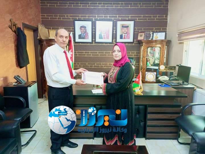 مقابلة يكرم اقدم معلم في لواء سحاب بمناسبة يوم المعلم العالمي.