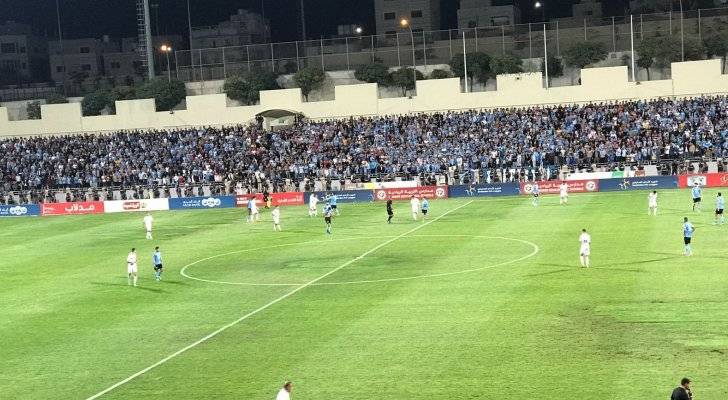 الفيصلي يتعادل مع الرمثا وينفرد بصدارة دوري المحترفين