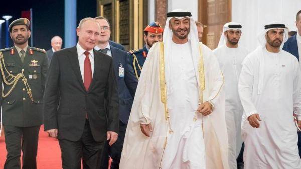 الرئيس الإماراتي يزور روسيا للقاء بوتين الثلاثاء