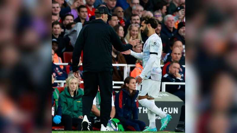 كلوب يبرر استبدال محمد صلاح في هزيمة ليفربول