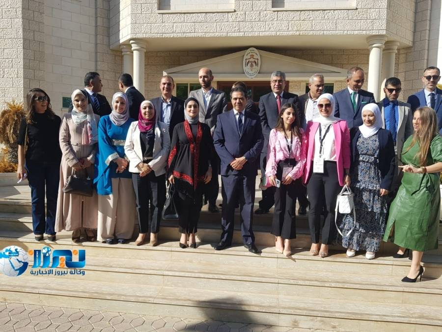 القهيوي يلتقي المشاركين في معرض ايديو تراك...صور 