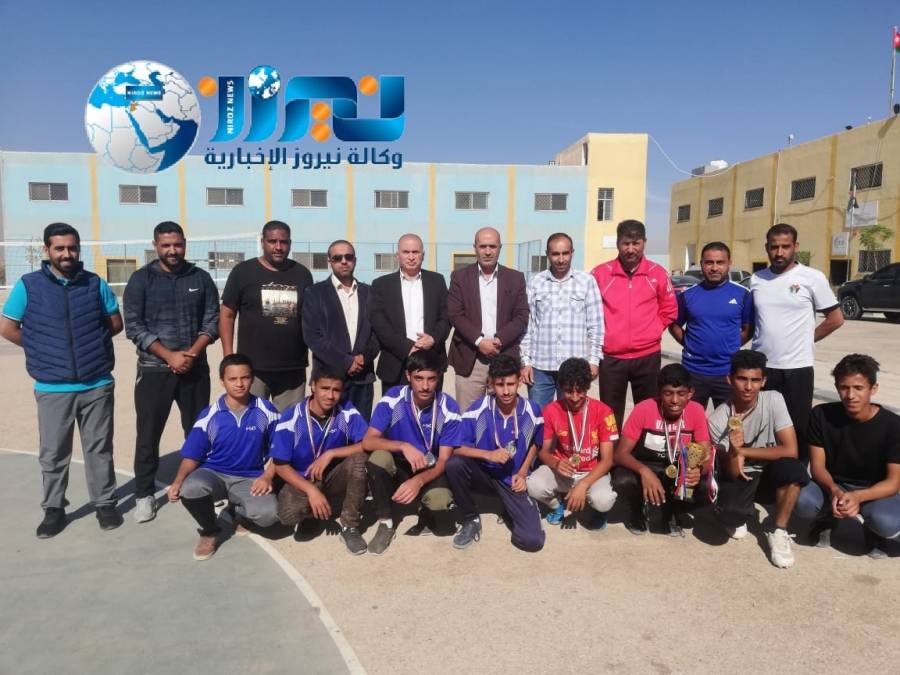 مدرسة النقيرة الثانوية للبنين  تحصد اللقب في بطولة كرة الطائرة الشاطئية