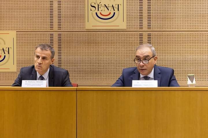 سفير مصر في باريس يُطلع أعضاء مجلس الشيوخ الفرنسي على رؤية مصر لمؤتمر COP27