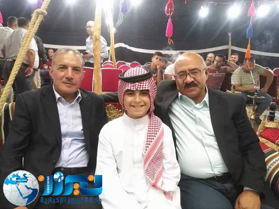 الباشا الزيود يعرب عن شكره لمن شارك بحفل زواج نجله عوض
