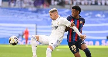 الريال ضد برشلونة.. فالفيردي يعزز تقدم المرينجي بهدف ثانٍ..
