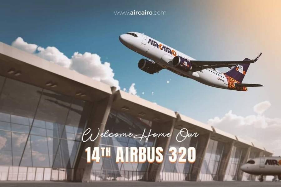 ايركايرو تعلن عن انضمام الطائرة ال 14 من طراز ايرباص 320 إلى أسطولها