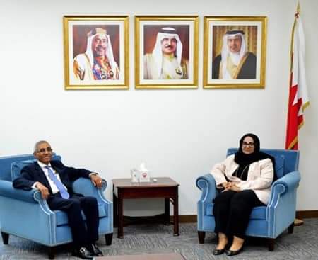 سفير جمهورية مصر العربية يلتقي وزيرة الصحة بمملكة البحرين