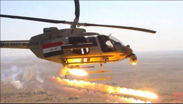 باسم القائد العام للقوات المسلحة العراقية : الطيران الحربي  يدمر مضافة لـداعش في كركوك