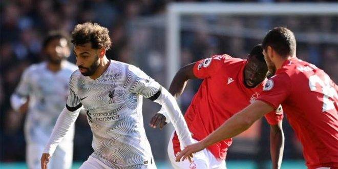 نوتينغهام فورست يفوز على ليفربول في الدوري الإنكليزي
