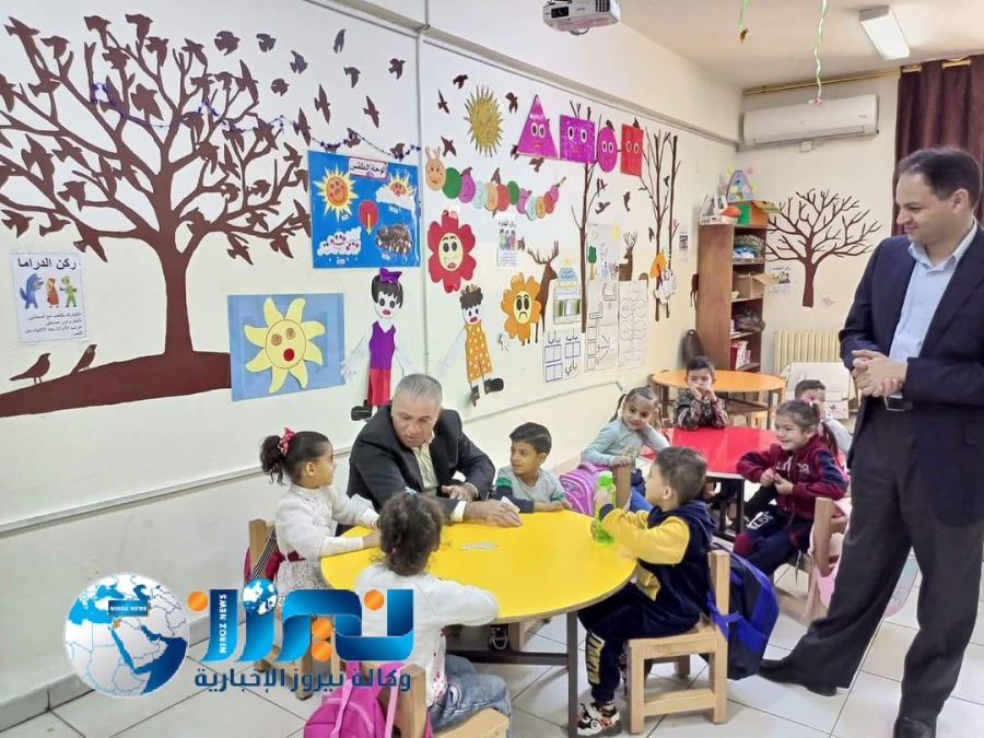 مدير تربية لواء سحاب أبو أحمده يتفقد مدرسة رفيدة الأسلمية الثانوية للبنات...صور 
