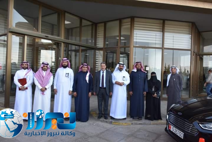 وفد أكاديمي من جامعة تبوك في السعودية يزور مستشفى الملك المؤسس عبدالله الجامعي_صور