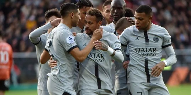 سان جيرمان يفوز على لوريان في الدوري الفرنسي