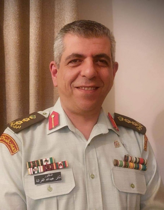 الحاج فرح الصبيحي يُهنئ العقيد الدكتور ثائر القرالة بالإرادة الملكية السامية