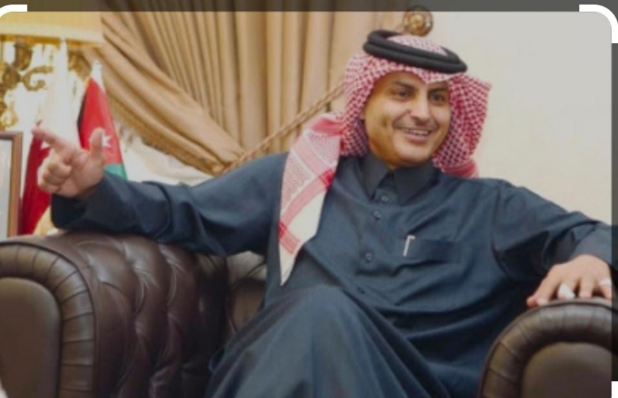 الصخري يهدي سفير دولة قطر  الشيخ سعود بن ناصر بن جاسم آل ثاني  أبياتًا شعرية