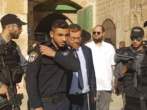 المتطرف غليك يقود اقتحام المستوطنين للأقصى