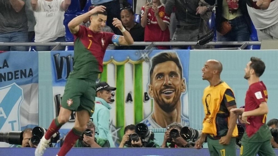رونالدو يتفوق على ميسي ويدخل تاريخ المونديال