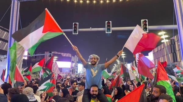 فلسطين في مونديال قطر ...صور