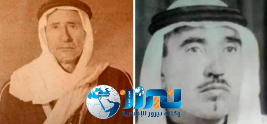 قضاة القلطة في قبيلة بني صخر الشيخ المرحوم محمد بن زهير والقاضي الشيخ عضوب الزبن
