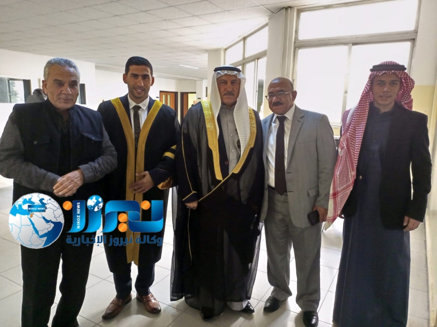 الطيب يهنئ العميد المتقاعد حسن ابو زيد بحصول نجله صلاح  على  الماجستير...صور