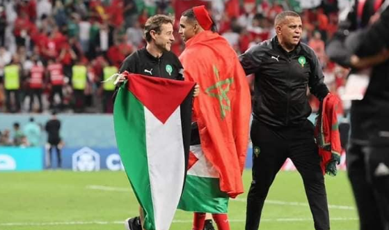 جماهير المغرب ستهتف لفلسطين في الدقيقة 75