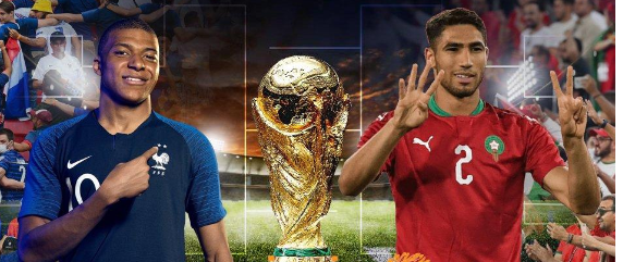 مبابي تنبأ بمواجهة المغرب بكأس العالم!