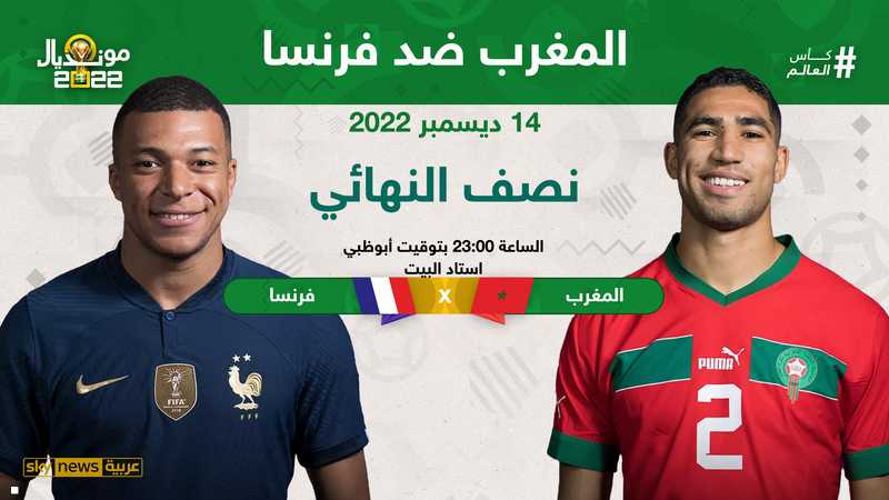 المغرب وفرنسا.. الركراكي في مهمة إبطال مفعول مبابي ورفاقه