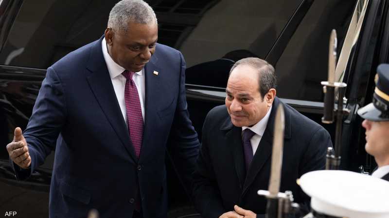 السيسي يجري مباحثات مع وزير الدفاع الأميركي في واشنطن