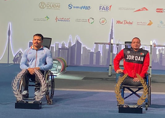 ذهبية أردنية أولى في بطولة فزاع البارالمبية لرفع الأثقال