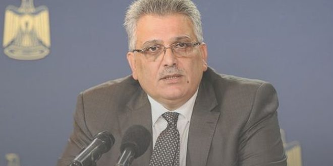 غنيم يستنكر مواصلة الاحتلال اعتداءاته على مصادر المياه الفلسطينية