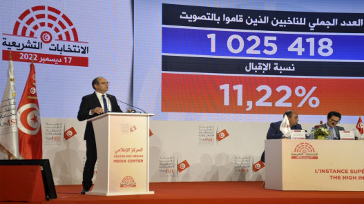11.22 نسبة المشاركة النهائية في الانتخابات النيابية التونسية