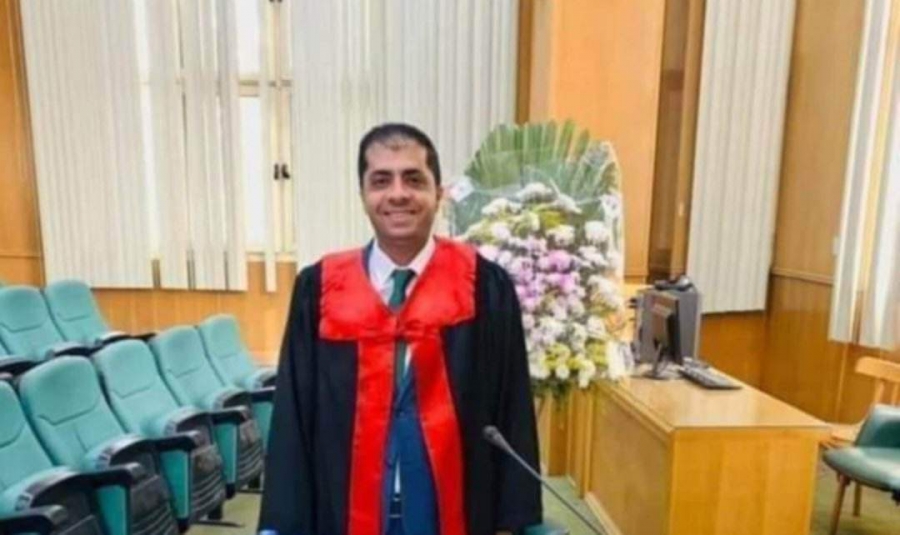 الجبور يبارك للقاضي الدكتور محمد الخوالده الدكتورة