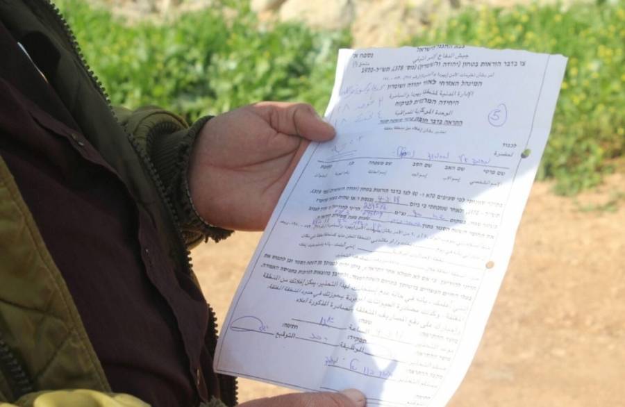 5820 إخطارا من الاحتلال بهدم مبانٍ للفلسطينيين