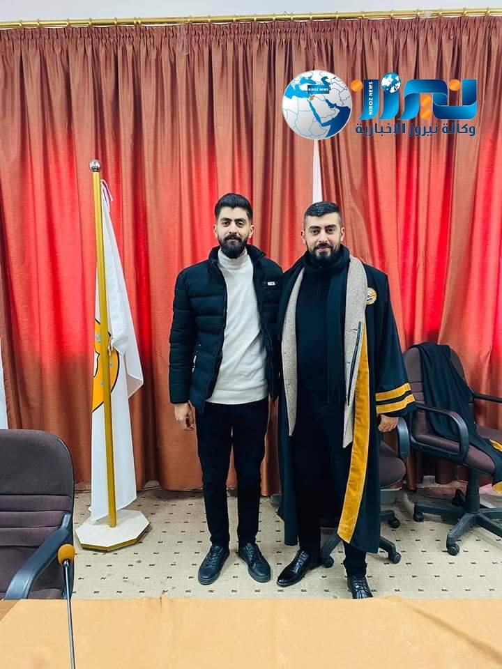 ابو الهيثم الطلافحه يُهنئ محمد نصيرات بحصول نجله مالك على درجة الماجستير