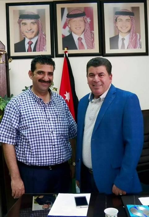 الحديد يُهنئ الوريكات بتعيينه  مديرًا عاما لهيئة تنظيم قطاع النقل البري