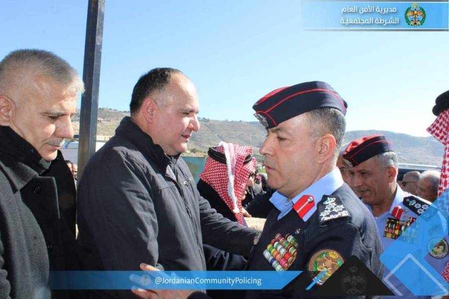 تشييع جثمان العقيد المتقاعد سعيد عودة الغنيمات ...صور