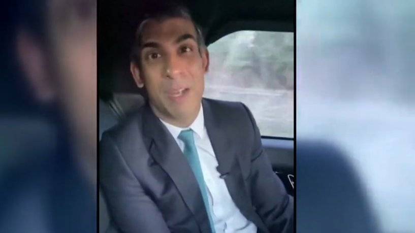 تغريم رئيس وزراء بريطانيا بسبب مقطع مصور بلا حزام أمان