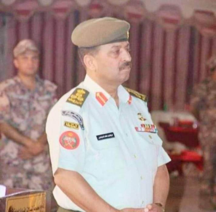 رئيس واعضاء اللجنة الوطنية للعسكريين السابقين يهنئون العميد الركن  السواعير بالتماثل للشفاء