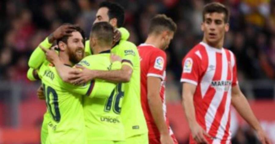 برشلونة يقتنص فوزاً ثميناً من جيرونا ويبتعد بالصدارة