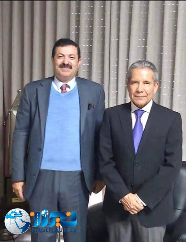 سفير جمهورية المكسيك  يستقبل المؤرخ  والباحث  عمر العرموطي ...صور