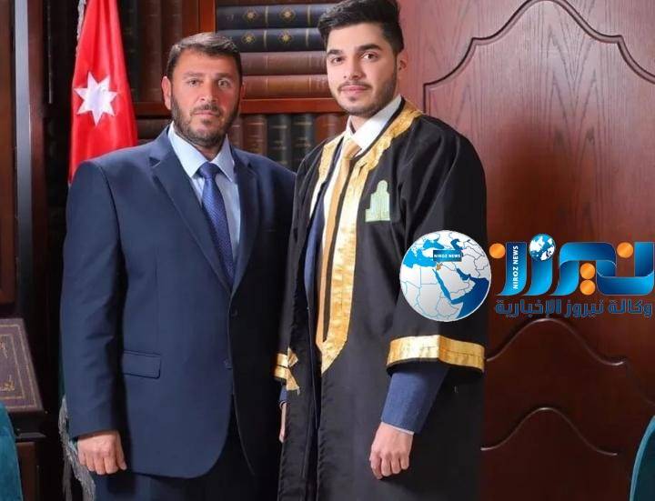 الحديد يُهنئ ابن شقيقه امجد ابراهيم بحصوله على البكالوريوس