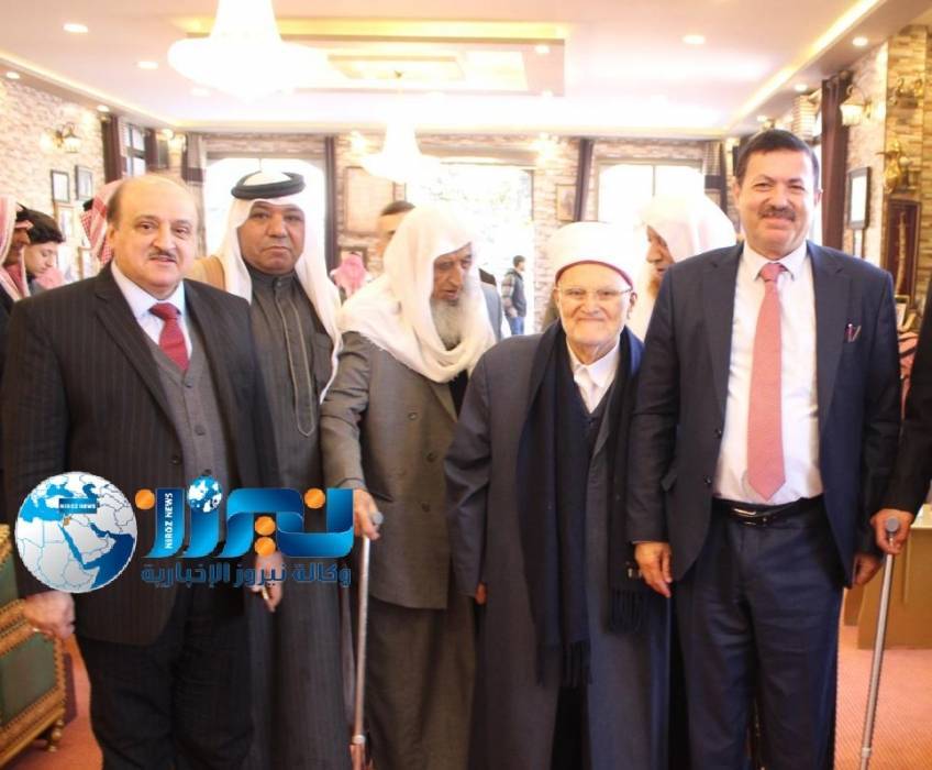 امام وخطيب المسجد الأقصى الشيخ عكرمة صبري في ضيافة الشيخ عايش رجا الحويان  فيديو وصور