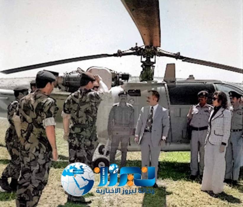 صورة من ذاكرة الجيش العربي....المغفور له الملك الحسين واللواء محمد كساب المجالي