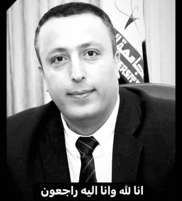 الاعلامي محمد عبيدات ينعى وفاة ابن عمه الدكتور إسلام  عبيدات